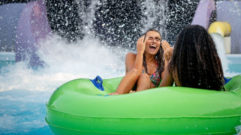 Waterslide fun!